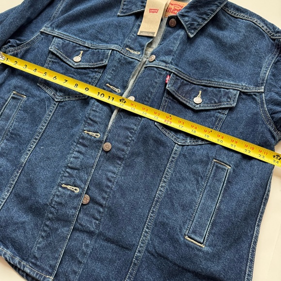 Levi’s Trucker Denim Jacket Women’s Small NWT Classic Blue Jean Jacket - Picture 3 of 6
